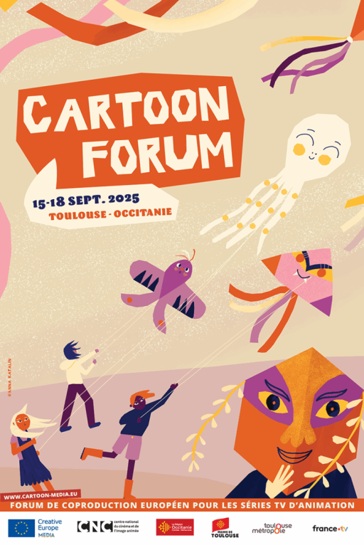 Nos élèves participent chaque année au Cartoon Forum à Toulouse, un événement clé de l’animation européenne. Pitchs, rencontres, réseautage : un vrai tremplin vers le monde pro.